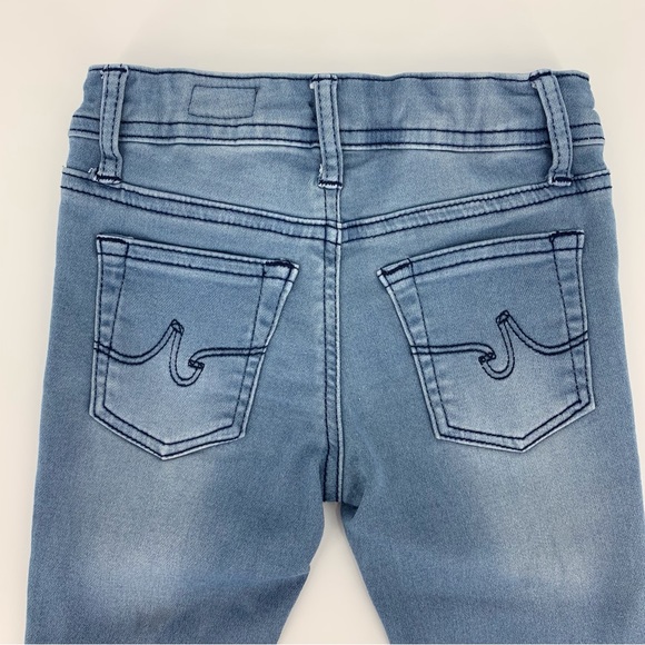 ag Adriano Goldschmied Kids Infant Blue Jeans with Adjustable Waist, 18M - Picture 8 of 16